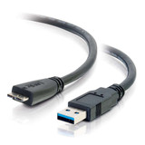 1m USB 3.0 AM-MICRO BM CABLE BLK - 54176