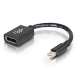 6in C2G Mini DisplayPort M to DP F BK - 54303