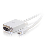 3ft Mini DisplayPort to VGA Cable White - 54679