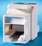 KEYSTN,TCHOICE C5E JACK ELEC IVORY - KS5EA-13 {Qty. 20, $13.05/ea.}