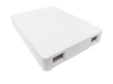 2-PORT FIBER TERMINAL BOX WHITE