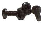 #10-32 PANEL FASTENER SCREWS FOR BRACKETS, BLK ANODIZED, 100PCS.