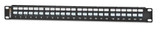 24-Port (24-Fiber) ST SM High Density Panel, 1RMU - 24HDSTS-FT