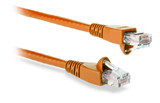 Category 6A U/UTP Patch Cord Snag-Proof Boot, Orange, 7 Ft. - C6A-114OR-7FB