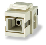 SC SM/APC Keystone Connector Module, Ivory - CMK-SCA