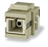 SC OM1/2 Keystone Connector Module, Dark Ivory - CMK-SC-DI