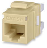 Cat 5e MT-Series Unscreened Keystone Jack, D.Ivory, 25-PK - KJ458MT25-C5E-DI {Qty. 2, $85.49/ea.}