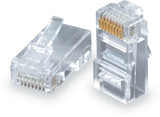 RJ-45 8P/8W Plug for 28 AWG Flat Cable - KRJ45/100