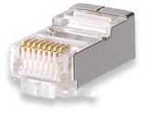 Cat6A RJ45 8P/8C Shielded Plug Stranded, 3 Piece, 100/Pack - KRJ45/6ASH-100