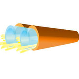 TLC Furcation Tube 2mm Duplex Orange - F00FDX2NUO {Qty. 25, $0.75/ea.}