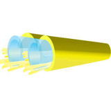 TLC 2mm Duplex Furcation Tube Yellow - F00FDX2NUY {Qty. 25, $0.75/ea.}