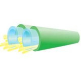 TLC Furcation Tube 3mm Duplex Green - F00FDX3NUG {Qty. 25, $0.75/ea.}