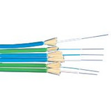 TLC Large Core Fiber Cable Multimode 3mm Duplex 200/230um Riser Blue - M20DX02LNRB {Qty. 25, $5.25/ea.}