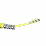 TLC Distribution Cable with Aluminum Interlocking Armor 12 Fiber SMF28 Ultra Singlemode 9/125um OS2 Plenum Yellow - S09DI12CZNPY58AIA2 {Qty. 25, $3.95/ea.}