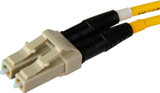 Senko 932-251-2D3 127um Beige MultiMode Duplex LC Fiber Connector 3mm Black Boot