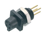 Binder 09-9792-20-05 Snap-In IP40 Female panel mount connector, Contacts: 5, unshielded, THT, IP40 | American Cable Assemblies