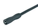 Binder 77-7405-0000-50008-0200 Snap-In IP67 Male cable connector, Contacts: 8, unshielded, moulded on the cable, IP67, PUR, black, 8 x 0.25 mm², 2 m | American Cable Assemblies