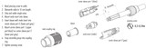 Binder 99-9475-102-07 Bayonet Male cable connector, Contacts: 7, 4.0-5.0 mm, unshielded, solder, IP40