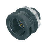 Binder 09-4711-00-04 Micro Push-Pull  IP67 Male panel mount connector, Contacts: 4, unshielded, solder, IP67 | American Cable Assemblies