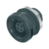 Binder 09-4708-00-03 Micro Push-Pull  IP67 Female panel mount connector, Contacts: 3, unshielded, solder, IP67 | American Cable Assemblies