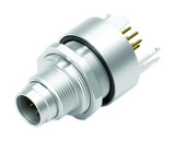 Binder 09-0423-35-07 M9 IP67 Male panel mount connector, Contacts: 7, shieldable, THT, IP67, front fastened | American Cable Assemblies