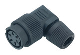 Binder 99-0618-72-06 Bayonet Female angled connector, Contacts: 6, 6.0-8.0 mm, unshielded, solder, IP40 | American Cable Assemblies