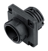 Binder 09-6519-000-12 Bayonet HEC Male panel mount connector, Contacts: 12, unshielded, crimping (Crimp contacts must be ordered separately), IP68/IP69K, UL, VDE | American Cable Assemblies