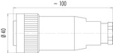 Binder 99-0710-03-05 RD30 Female cable connector, Contacts: 4+PE, 14.0-18.0 mm, unshielded, screw clamp, IP65, ESTI+, VDE