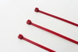 12″ Cable Ties, Plenum, 50lb Tensile, Red, c(UL) Listed, 100 Pack