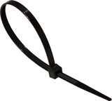 8″ Cable Ties, 50lb, Black, c(UL) Listed, 100 Pack