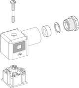 Binder 43-1700-000-03 Size A Female power connector, Contacts: 2+PE, 6.0-8.0 mm, unshielded, screw clamp, IP40 without seal, UL, ESTI+, VDE