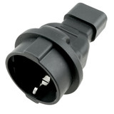 Europe CEE7/7 to IEC C14 Plug Adapter