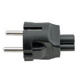 IEC C5 to Europe CEE7/7 Plug Adapter