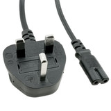 BS1363 to C7 Power Cord - 6 ft