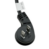 Angled 1-15p to Angled C7 Power Cord - 6 ft