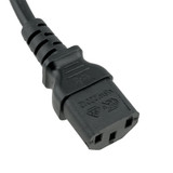 BS1363 to C13 Power Cord 0.75mmÂ² Wire Gauge - 6 ft