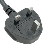 BS1363 to C13 Power Cord 1.0mmÂ² Wire Gauge