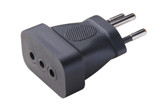 Italy CEI 23-50 to Swiss SEV 1011 Plug Adapter