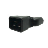 Two IEC C13 to IEC C20 Plug Adapter