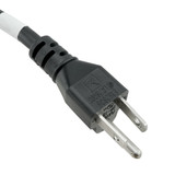 USA NEMA 5-15P to C13 SJT Power Cord - 6 ft