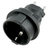 Europe CEE7/7 to Swiss SEV 1011 Plug Adapter