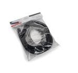 HellermannTyton 170-03214 Spiral Wraps, Sleeves, Tubing & Conduit Braided Sleeving, Split Wrap, 0.5" Dia, PET, Black, 10 ft/pkg | American Cable Assemblies