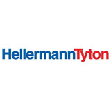 HellermannTyton 156-00014 Cable Ties 2-Piece Cable Tie with Pipe Clip, 6.0" Long, Attaches to Diameter 0.16 - 1.2", PA46, Black, 500/pkg | American Cable Assemblies