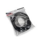 HellermannTyton 170-03215 Spiral Wraps, Sleeves, Tubing & Conduit Braided Sleeving, Split Wrap, 1" Dia, PET, Black, 10 ft/pkg | American Cable Assemblies