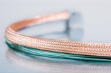 Hellermanntyton 173-02001 Spiral Wraps, Sleeves, Tubing & Conduit Electromagnetic Protection Braided Sleeving, 20 Mm Dia, Pet/Sncu, Orange, 164Ft/Reel