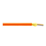 Remee 33-006-22J-RZNOOP-3500 6 Fiber Tight-Buffered Multimode OM1 OFNP Plenum Distribution Fiber Optic Cable - 3500' Spool - Orange | American Cable Assemblie