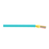 Remee 33-012-12V-RANOOP-1000 12 Fiber Tight-Buffered Multimode OM4 OFNP Plenum Distribution Fiber Optic Cable - 1000' Spool - Aqua | American Cable Assemblie