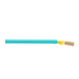 Remee 33-012-12V-RANOOP-1250 12 Fiber Tight-Buffered Multimode OM4 OFNP Plenum Distribution Fiber Optic Cable - 1250' Spool - Aqua | American Cable Assemblie