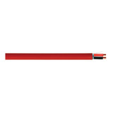 Remee 760141M1R 14 AWG 2 Conductors Shielded Solid Bare Copper FPLP Plenum Fire Alarm Cables - 1000' Reel - Red | American Cable Assemblie