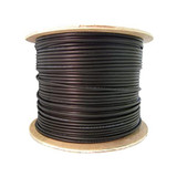 Remee R001006WBTPOLYM1B 18 AWG 2 Conductors Unshielded Stranded Bare Copper Non-Plenum Wet Location Copper Cables - 1000' Reel - Black | American Cable Assemblie
